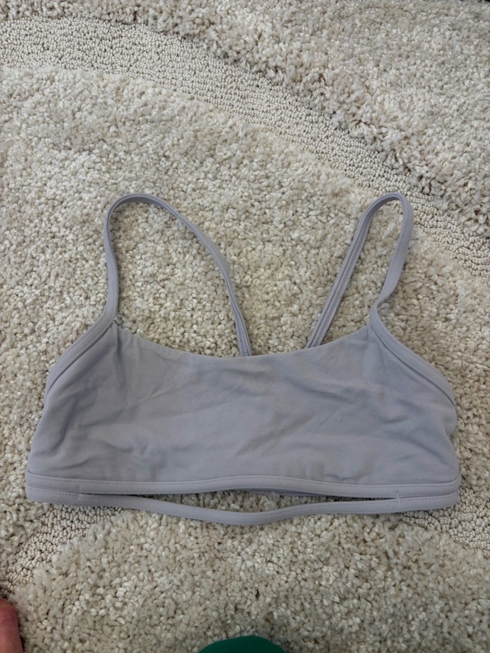 lululemon athletica Light Gray Strappy Bralette